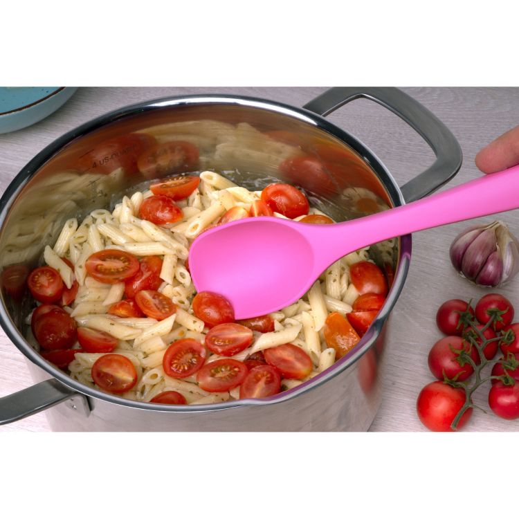 Uniwersalna łyżka kuchenna, silikon, 28 cm, różowa Smart Tools / Lurch