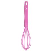 Wąska trzepaczka, silikon, 28 cm, różowa Smart Tools / Lurch