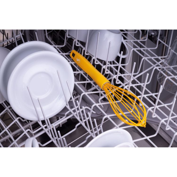Wąska trzepaczka, silikon, 28 cm, żółta Smart Tools / Lurch