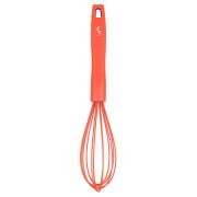 Wąska trzepaczka, silikon, 28 cm, czerwona Smart Tools / Lurch
