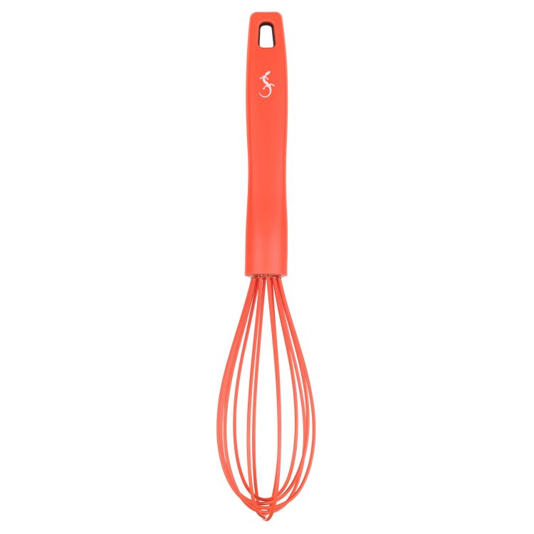 Wąska trzepaczka, silikon, 28 cm, czerwona Smart Tools / Lurch