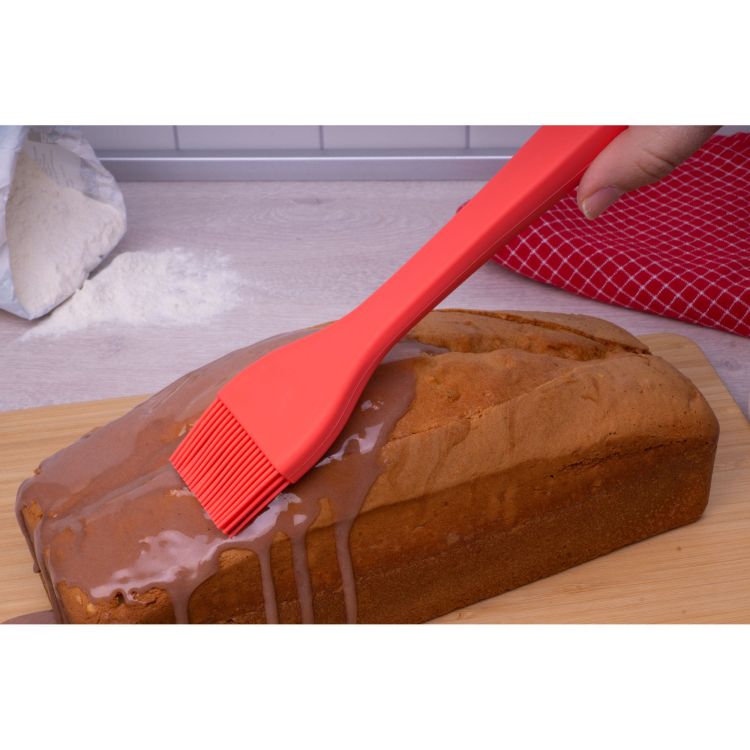 Pędzel do marynaty, silikon, 25,5 cm, czerwony Smart Tools / Lurch
