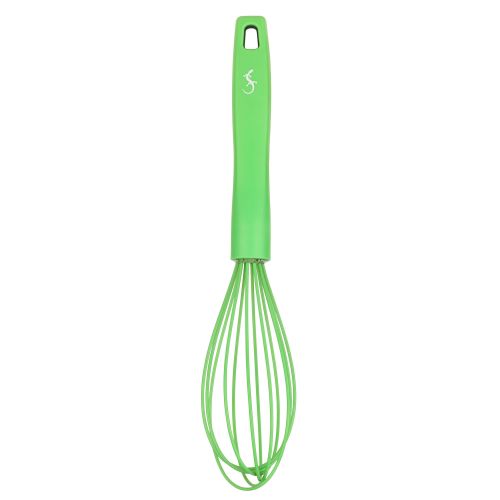 Wąska trzepaczka, silikon, 28 cm, zielona Smart Tools / Lurch