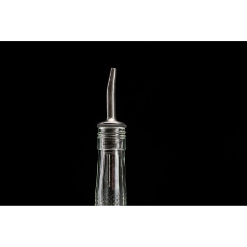 Nalewaki do alkoholu, 3 szt., stal nierdzewna/tworzywo sztuczne, śred. 3 x 11,5 cm, ciemnoszare Bar / Lurch