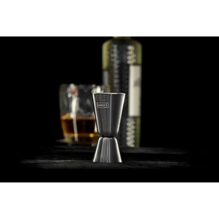 Miarka do alkoholu, stal nierdzewna, 20/40 ml, śred. 4,5 x 8,5 cm, ciemnoszara Bar / Lurch