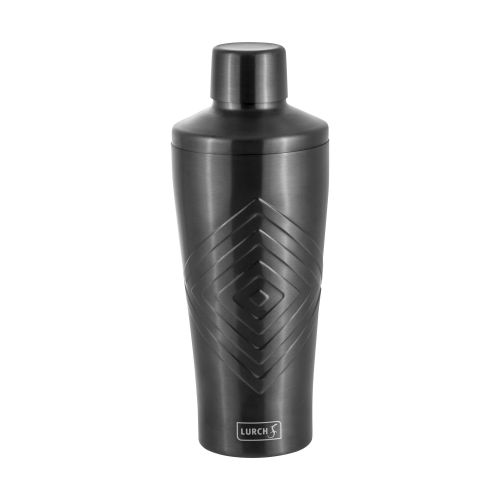 Shaker, 3 el., stal nierdzewna, 0,6 l, śred. 8,5 x 22 cm, ciemnoszary Bar / Lurch