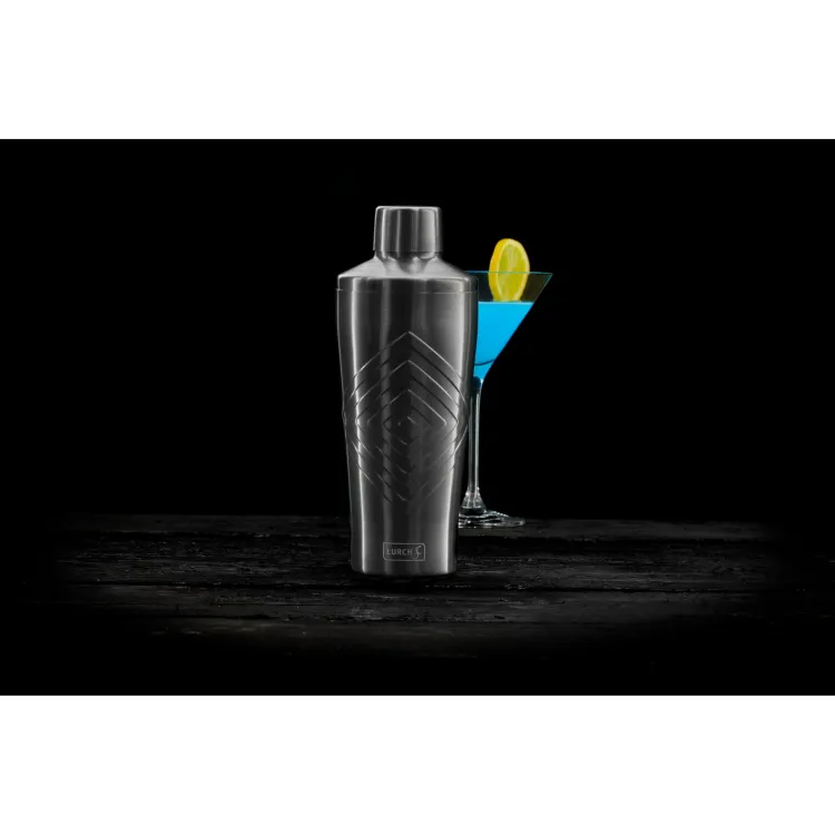 Shaker, 3 el., stal nierdzewna, 0,6 l, śred. 8,5 x 22 cm, ciemnoszary Bar / Lurch