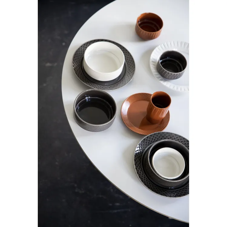 Talerz, biały, ceramika, śred. 27,5 cm Coffee & More / Sagaform