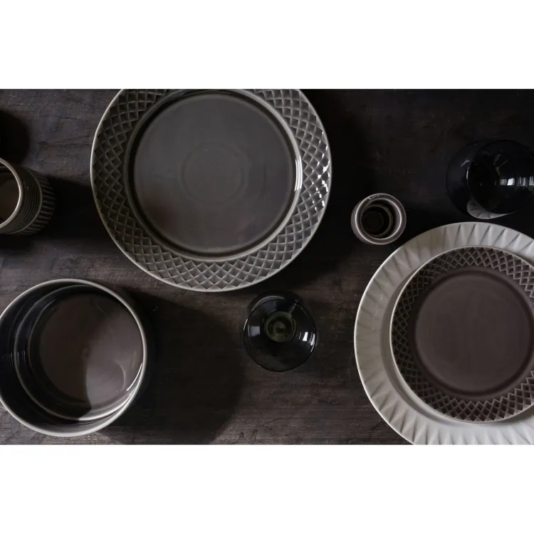 Talerz, biały, ceramika, śred. 27,5 cm Coffee & More / Sagaform