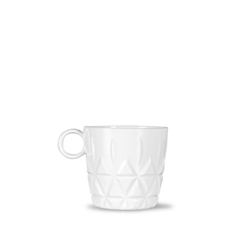 Zestaw filiżanek piknikowych, 4 szt., biały akryl, 0,2 l, śred. 8 x 8 cm Outdoor Eating / Sagaform