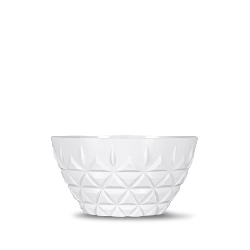 Zestaw miseczek piknikowych, 4 szt., biały akryl, śred. 13 x 7 cm, 0,6 l Outdoor Eating / Sagaform
