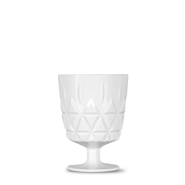 Kieliszki piknikowe, biały akryl, 4 sztuki, 0,3 l Outdoor Eating / Sagaform