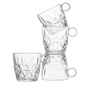 Zestaw filiżanek piknikowych, 4 szt., przezroczysty akryl, 0,2 l, śred. 8 x 8 cm Outdoor Eating / Sagaform