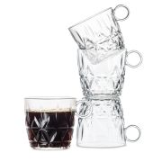 Zestaw filiżanek piknikowych, 4 szt., przezroczysty akryl, 0,2 l, śred. 8 x 8 cm Outdoor Eating / Sagaform
