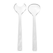 Piknikowe sztućce do sałaty, 2 el., przezroczysty akryl, 26,5 cm Outdoor Eating / Sagaform