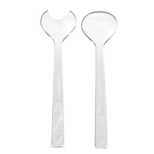 Piknikowe sztućce do sałaty, 2 el., przezroczysty akryl, 26,5 cm Outdoor Eating / Sagaform