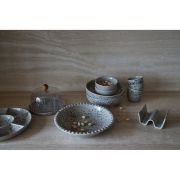 Miseczki na przekąski, 2 szt., kamionka, śred. 12 x 7 cm, szare Ditte / Sagaform