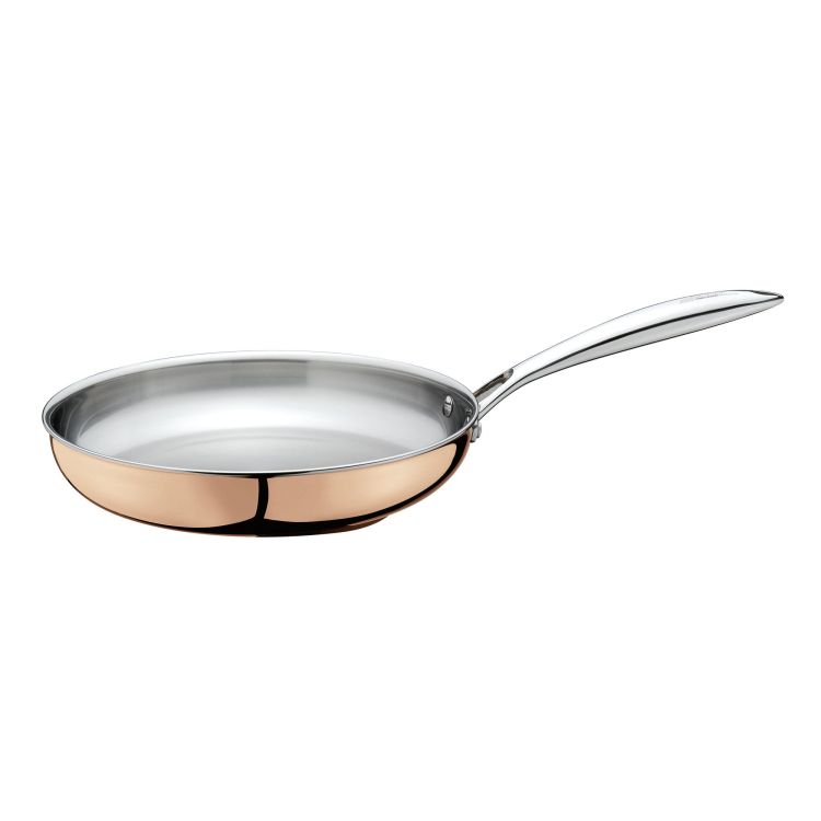 Patelnia miedziana, śred. 24 cm, miedź/stal nierdzewna 18/10 CULINOX / Spring