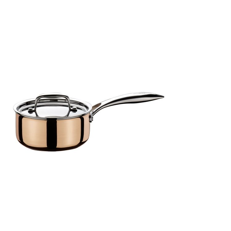 Rondel miedziany, 1,4 l, śred. 16 cm, miedź/stal nierdzewna 18/10 CULINOX / Spring