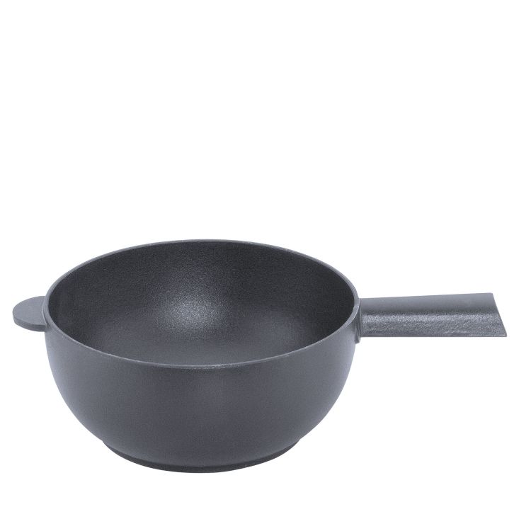 Zestaw do fondue serowego, dla 8 os., 2,0 l, żeliwo, czarny FONDUE / Spring