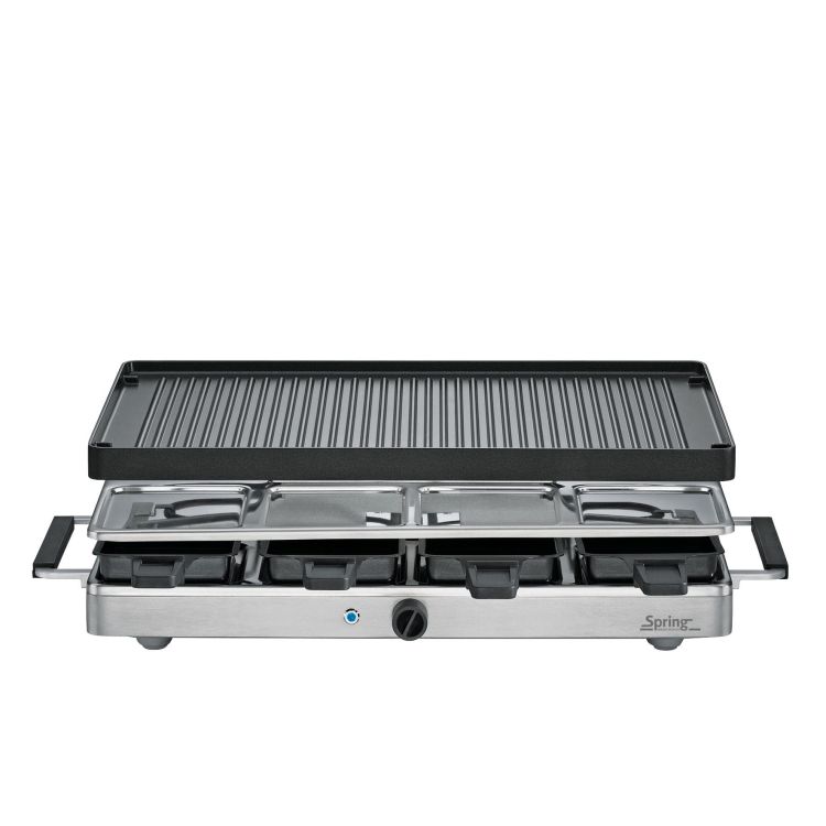 Raclette/grill stołowy, dla 8 os., 47,5 x 27 x 14 cm RACLETTE8 CLASSIC / Spring