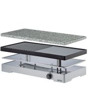 Raclette/grill stołowy, dla 8 os., 2 płyty grzewcze: kamienna/grillowa, 42,5 x 21,5 x 14,5 cm RACLETTE8 CLASSIC DUO / Spring
