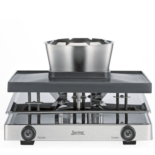 Zestaw do raclette i fondue, dla 8 os., 31 x 34 x 16,5 cm RACLETTEFONDUE8 CLASSIC / Spring