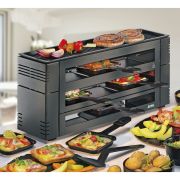 Raclette/piec do mini-pizzy, dla 6 os., 46 x 16 x 21,5 cm PIZZARACLETTE / Spring