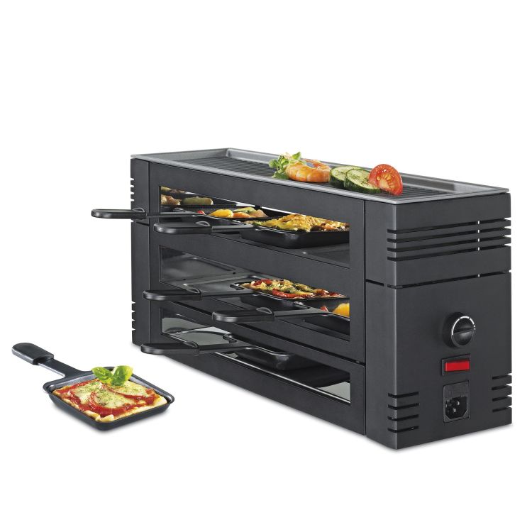 Raclette/piec do mini-pizzy, dla 6 os., 46 x 16 x 21,5 cm PIZZARACLETTE / Spring
