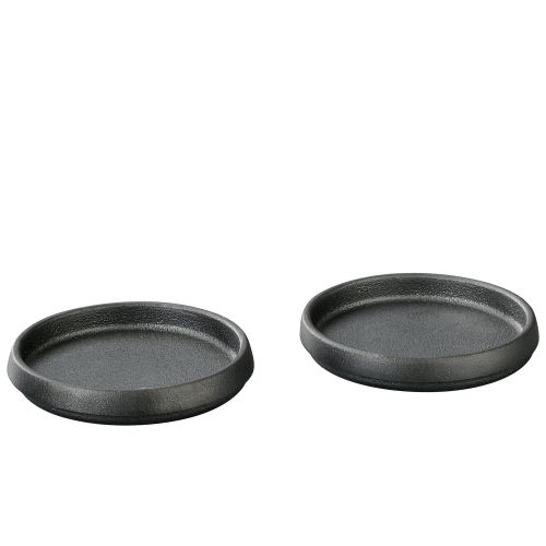 Podstawki pod młynki, 2 szt., żeliwo, śred. 9 cm, na młynki o średnicy do 7,5 cm  / Zassenhaus