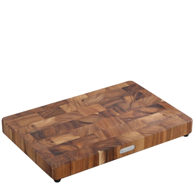 Deska do krojenia typu end grain, drewno akacji, 45 x 30 x 4,5 cm  / Zassenhaus