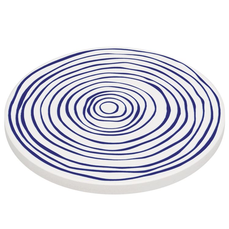 Podkładka pod szklankę, ceramika/korek, śred. 11 cm, kręgi Nordic / Zassenhaus