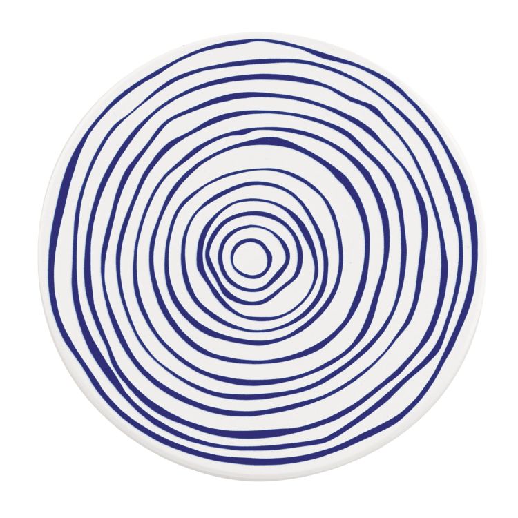 Podkładka pod szklankę, ceramika/korek, śred. 11 cm, kręgi Nordic / Zassenhaus