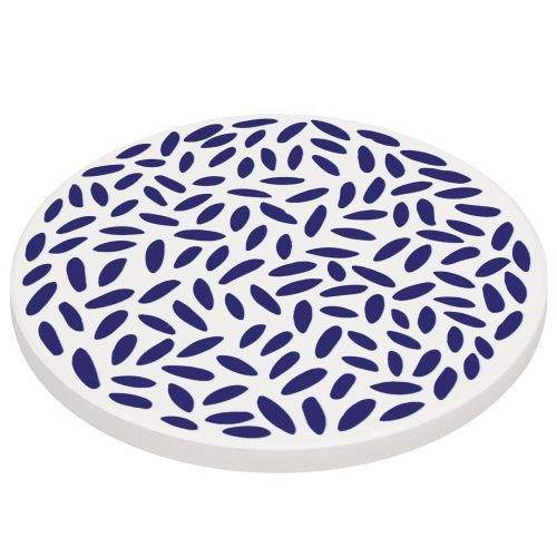 Podkładka pod szklankę, ceramika/korek, śred. 11 cm, krople Nordic / Zassenhaus