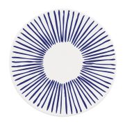 Podkładka pod szklankę, ceramika/korek, śred. 11 cm, kreski Nordic / Zassenhaus