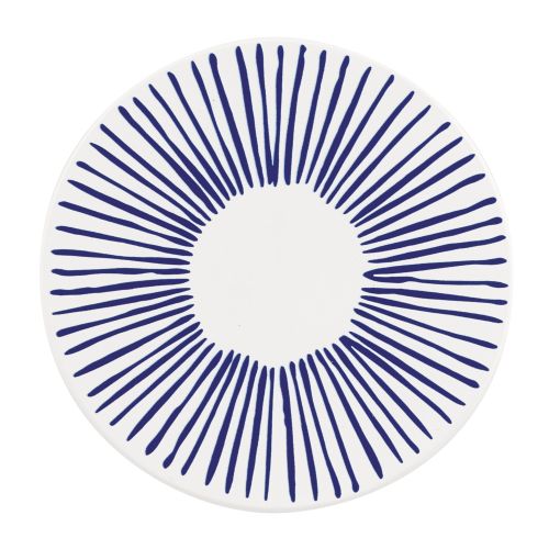 Podkładka pod szklankę, ceramika/korek, śred. 11 cm, kreski Nordic / Zassenhaus