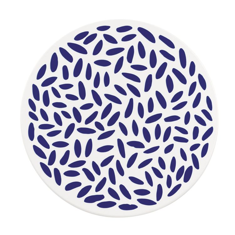 Podkładka pod gorące naczynia, ceramika/korek, śred. 20 cm, krople Nordic / Zassenhaus
