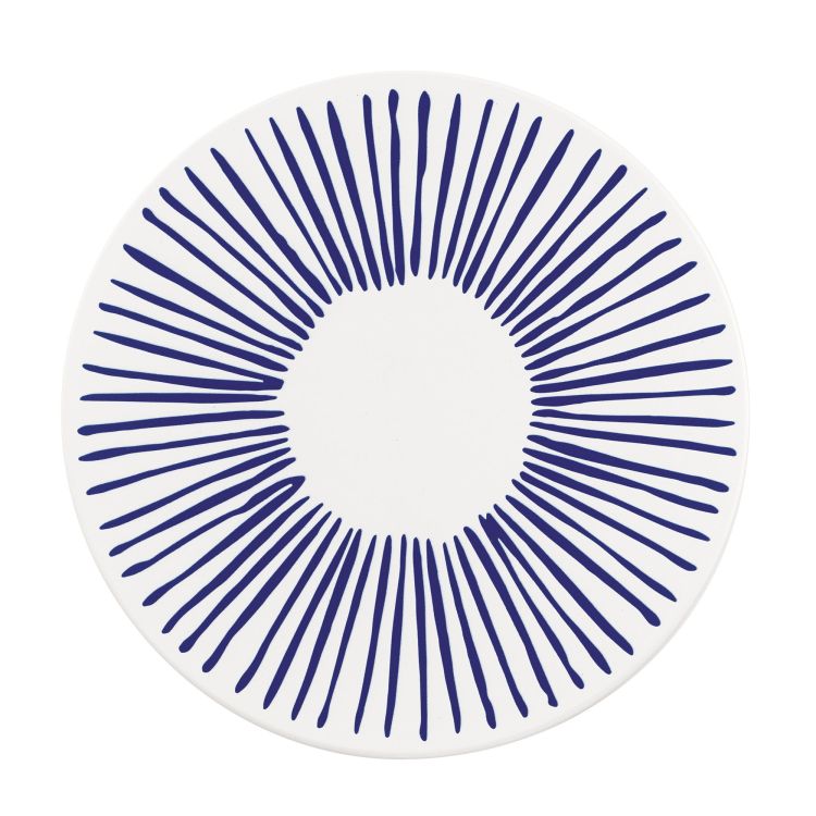 Podkładka pod gorące naczynia, ceramika/korek, śred. 20 cm, kreski Nordic / Zassenhaus