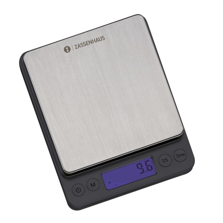 Cyfrowa waga do kawy, czarna, 10,5 x 13 cm Barista / Zassenhaus