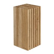 Blok na noże, drewno dębowe, 13 x 13 x 26 cm  / Zassenhaus