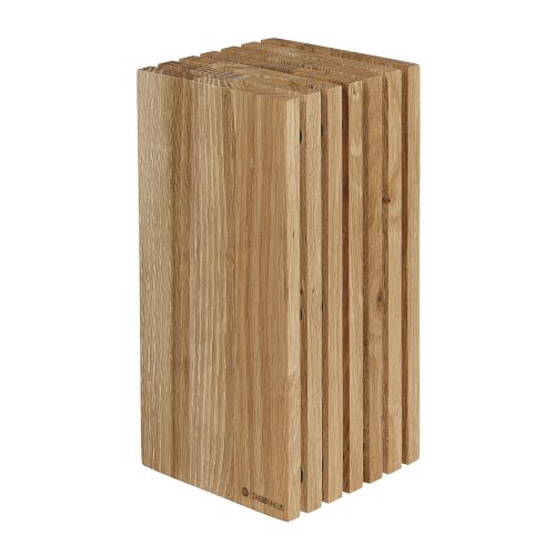 Blok na noże, drewno dębowe, 13 x 13 x 26 cm  / Zassenhaus
