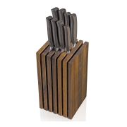Blok na noże, drewno orzechowe, 13 x 13 x 26 cm  / Zassenhaus