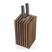 Blok na noże, drewno orzechowe, 13 x 13 x 26 cm  / Zassenhaus