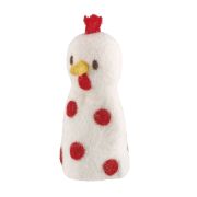 Ogrzewacz na jajko, owcza wełna, wys. 13 cm, kurczak Lana / Cilio