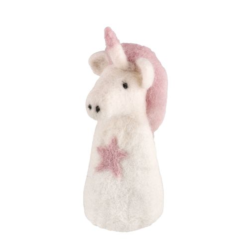 Ogrzewacz na jajko, owcza wełna, wys. 13 cm, jednorożec Lana / Cilio