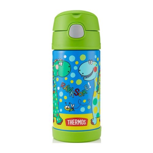 Termos dziecięcy ze słomką 0,35l Thermos – dinozaur