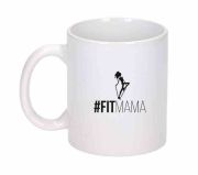 Kubek biały "#Fitmama" / HPBA