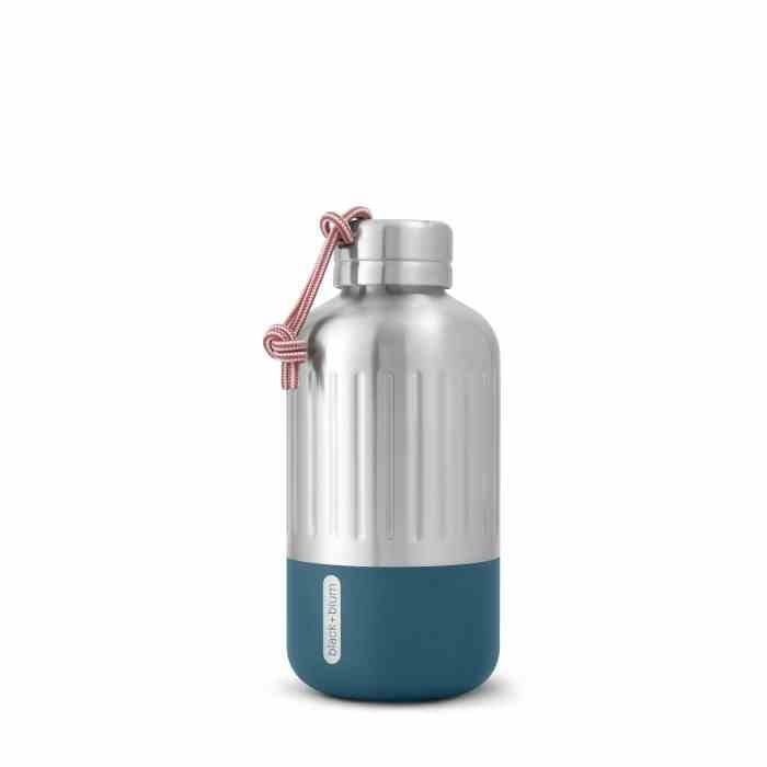 Butelka stalowa EXPLORER 650 ml, morska / Black+Blum