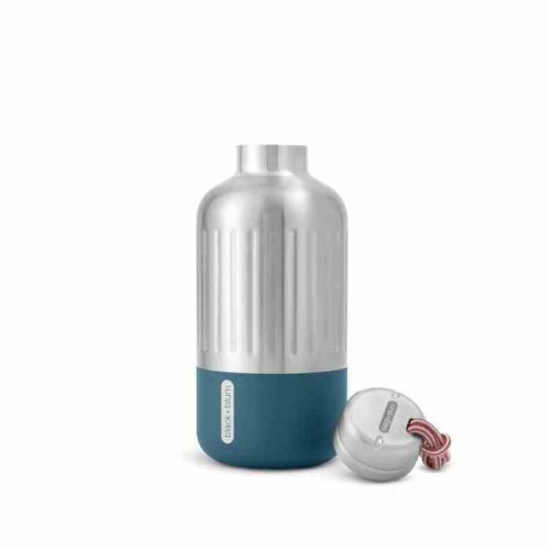 Butelka stalowa EXPLORER 650 ml, morska / Black+Blum