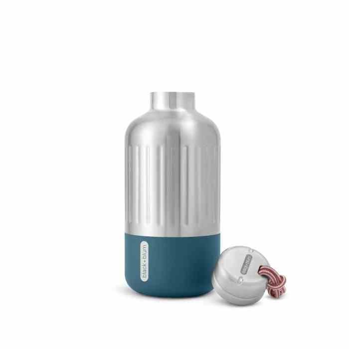 Butelka stalowa EXPLORER 650 ml, morska / Black+Blum